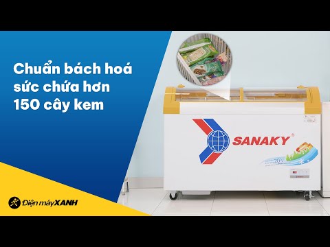 Video Tủ Đông Sanaky 350L: thiết kế lý tưởng cho tiệm tạp... - youtube