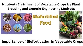 Meaning Of Biofortification Biofortification In Vegetable Crops Nutritional Enrichment