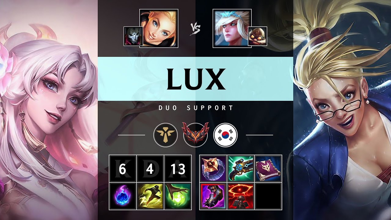 Lux Support vs Janna - KR Grandmaster Patch 25.17