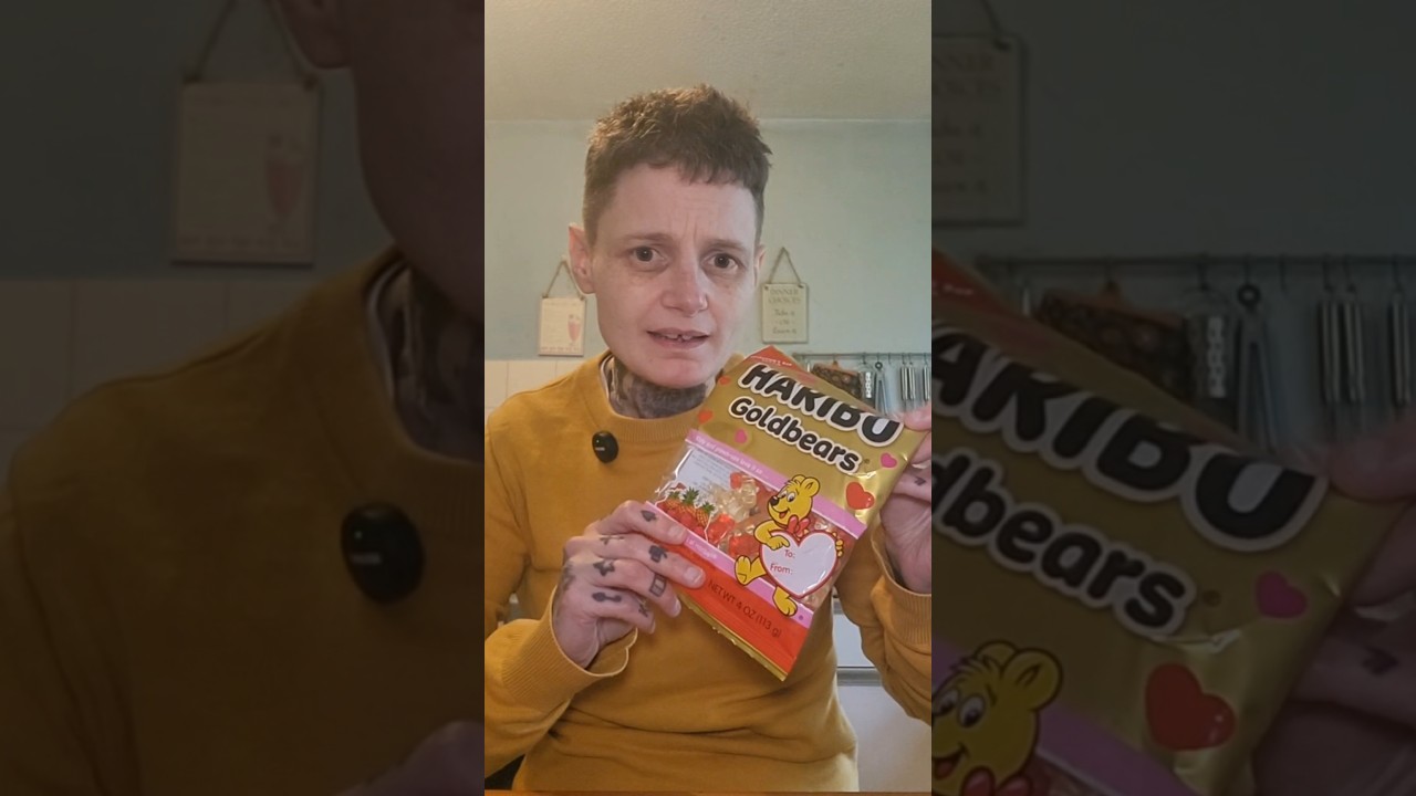 Пробую вирусные валентинки с мишками Haribo 