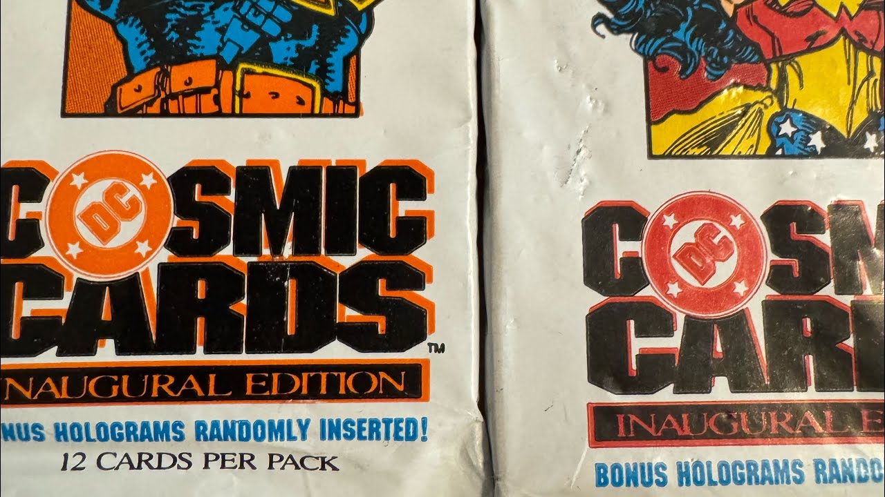 DC Cosmic Trading cards (1991) pack 1!