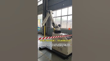 Multifunctional six-axis palletizing robot can easily improve the handling efficiency #robotics