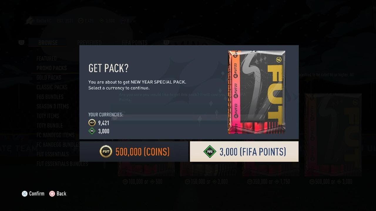 Opening A 500k Pack - Fifa 23