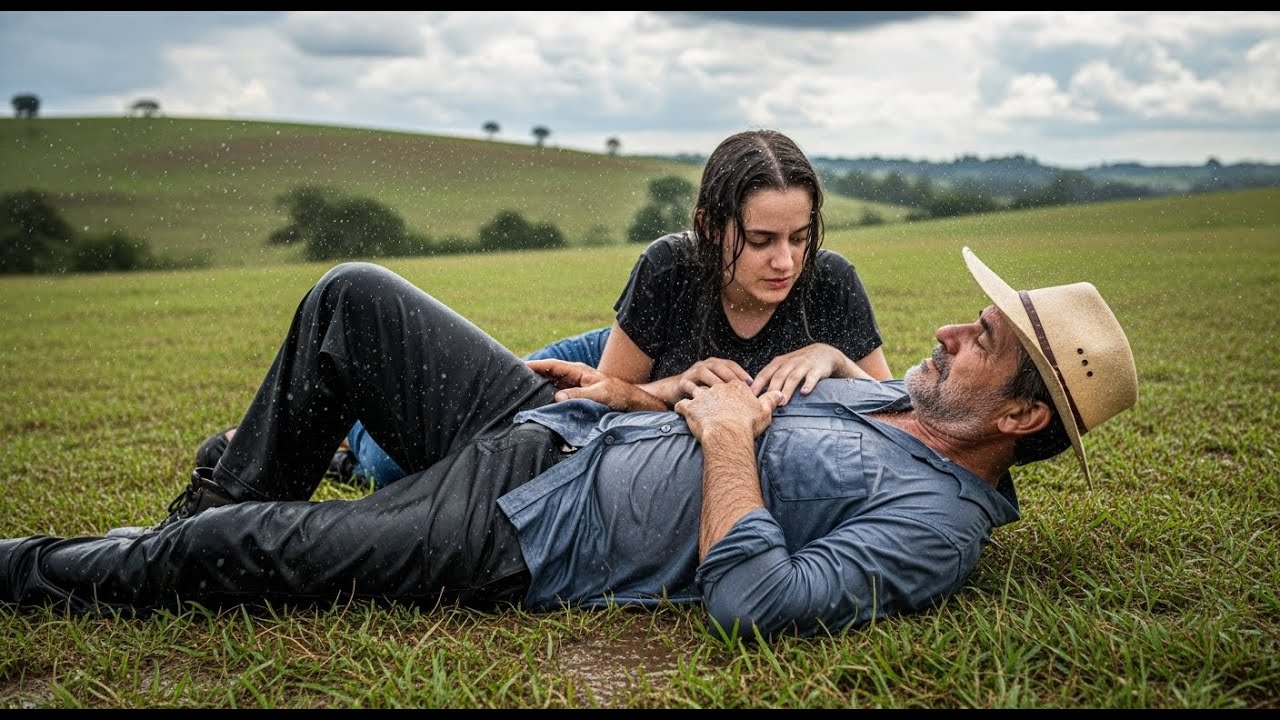 Jovem virgem vê o fazendeiro caído na chuva… até que ele sussurra que ela é seu milagre