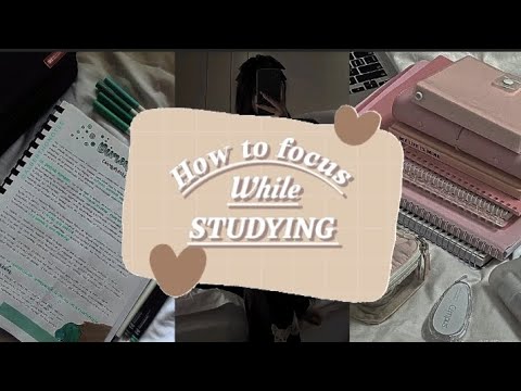 How to focus while ~STUDYING~💗🌸🫶 | Aurora._.xthetics | study tips | study motivation | fyp