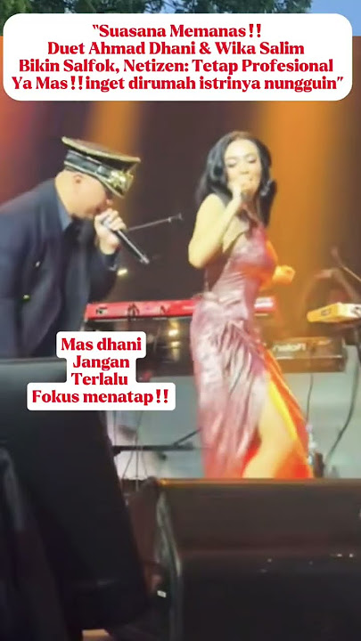Ya Ampun ahmad dhani ft wika salim‼️segitunya menatap‼️ #shortvideos