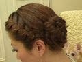 French Braid Updo 編みこみアップスタイル編[Reupload]