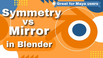 How/When to use Symmetry vs. Mirror in Blender