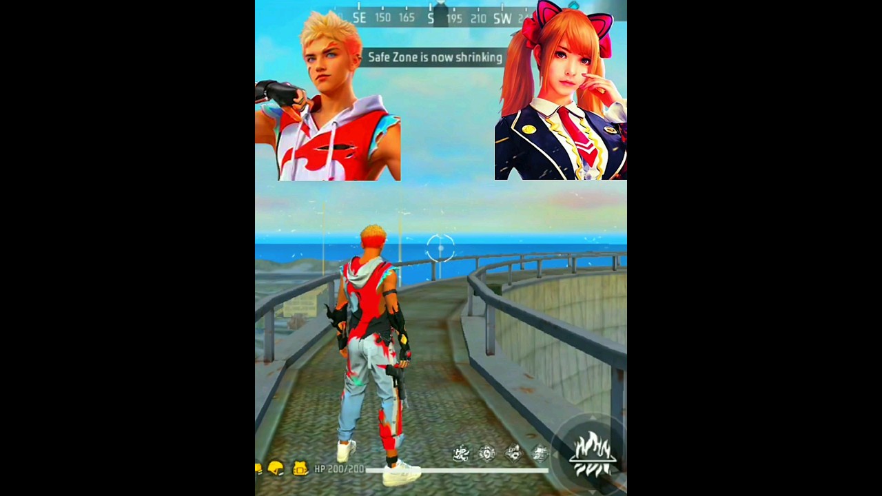 Free fire Ignis vs Caroline👿Character Ability Test🤟 