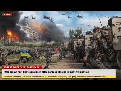 War breaks out (Mar 13 2022) Russia mounted attack across Ukraine in massive invasion