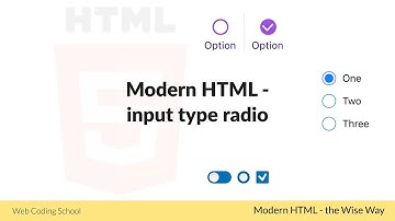 Learn HTML - Input type radio