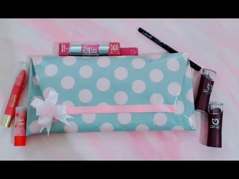 Gift Wrapping Tutorial ( Clutch / Wallet )