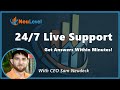 Neulevel crm now has a live 24 7 support team