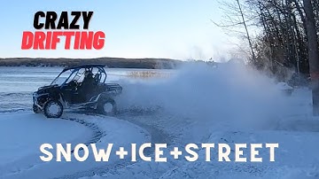 Can-Am SHREDS the Snow! WILD Street Drifting and More!