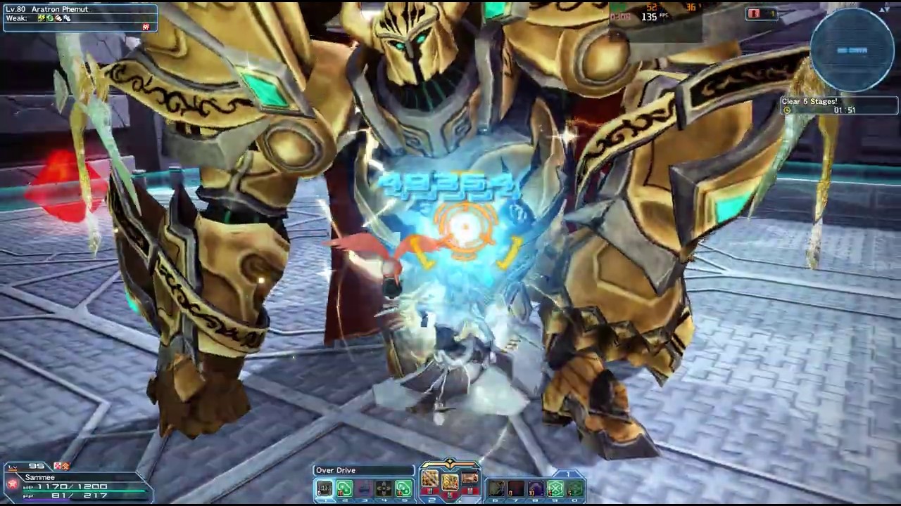 [PSO2 JP] Solo XQ: Phanatical Phantoms - Etoile (5m28.44s)