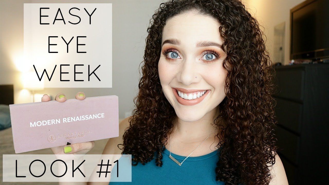 EASY EYE WEEK | Anastasia Modern Renaissance | Look #1