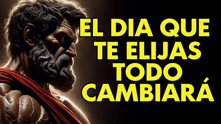 Esto Pasa Cuando Finalmente Te Eliges A Ti Mismo Sobre Todo | ESTOICISMO