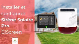 Sirène extérieure solaire Pro - Alarme BiScreen