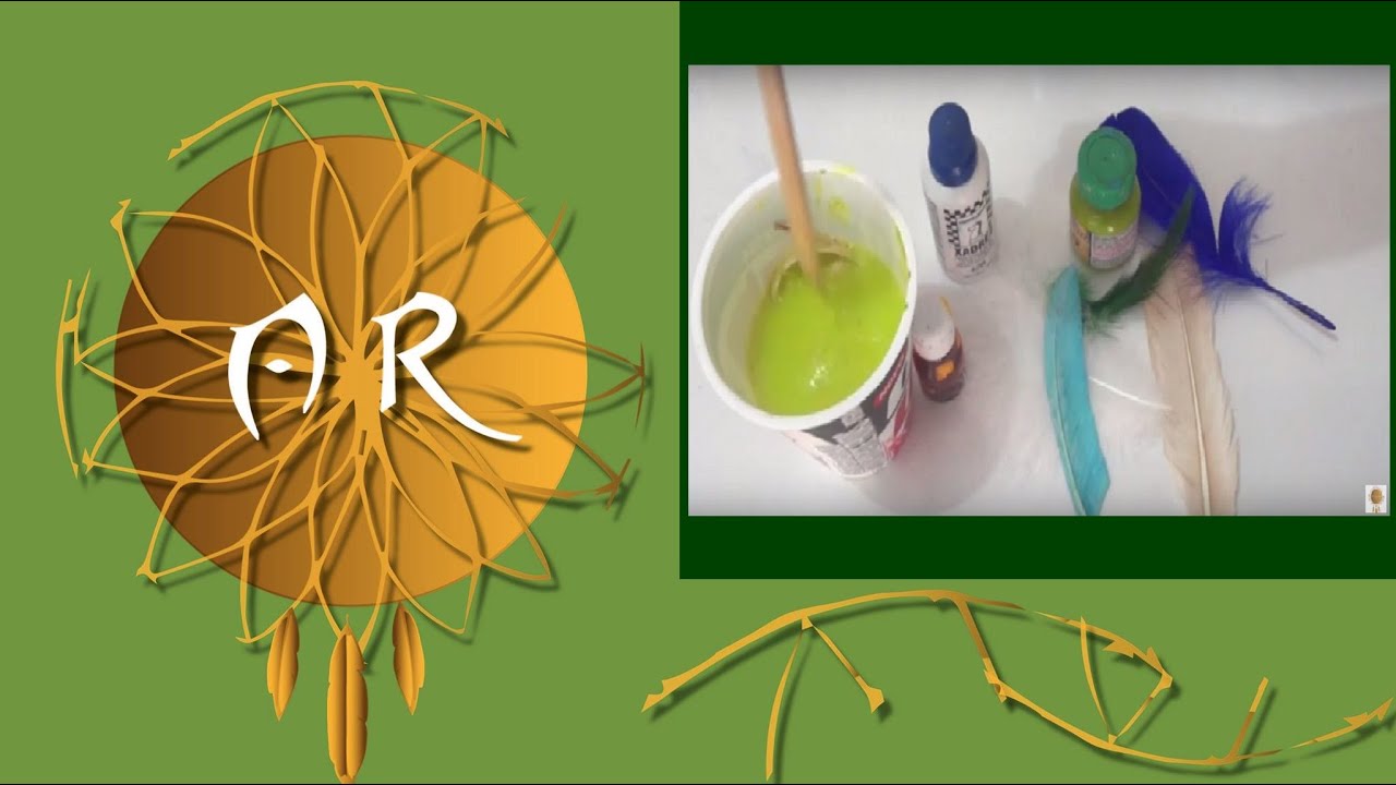 Tingido penas e palha