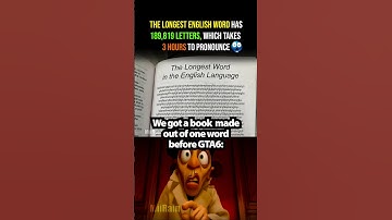 The Longest Word Ever 🤯