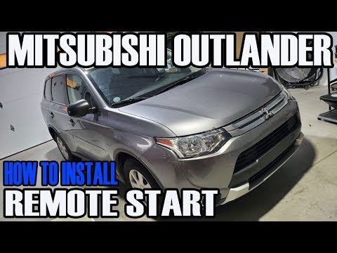 MITSUBISHI OUTLANDER - HOW TO INSTALL REMOTE START