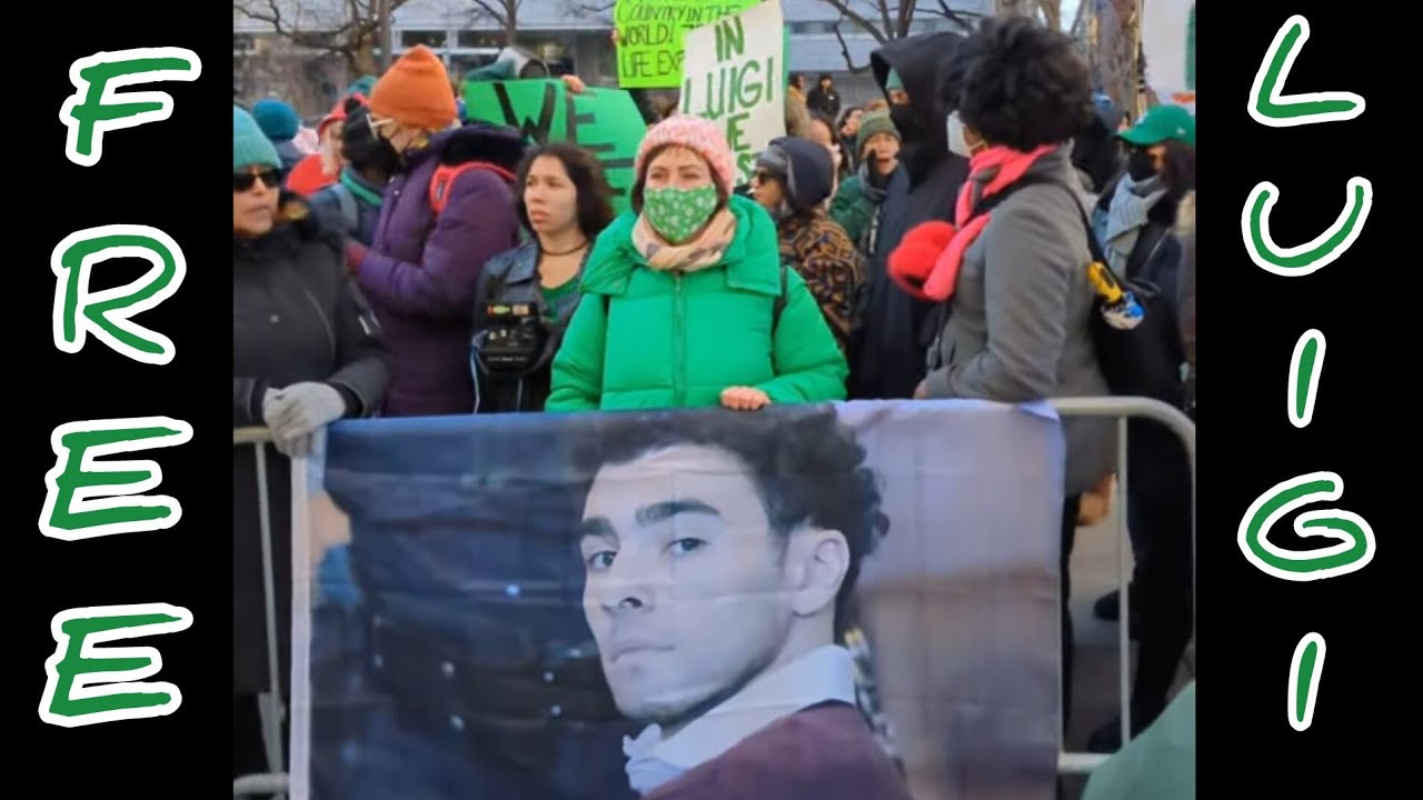 Free Luigi Mangione United Healthcare CEO New York Assassin State Court