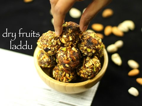 dry fruits laddu recipe  dry fruits ladoo recipe - no sugar, no jaggery