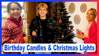 Download Lagu Birthday Candles and Christmas Lights VLOG279 | TheShimrays MP3