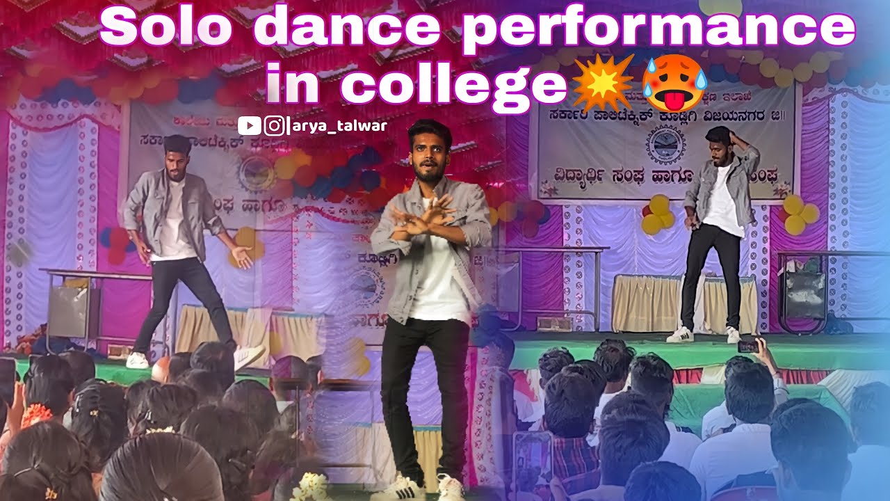 Solo dance performance in college by arya_talwar💥🥵#dance #dancecollege ...