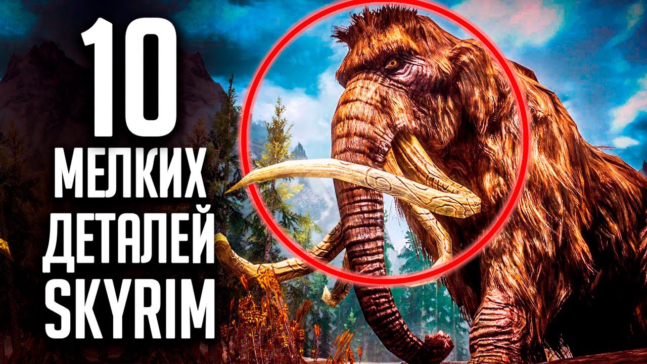 Skyrim - 10 мелких интересных деталей, СЕКРЕТЫ СКАЙРИМА 2020! ( Секреты 