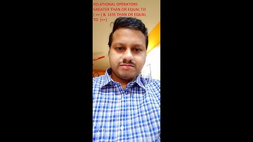 Relational Operators in C Programming Greater than Less than #GreaterThan    # LessThan