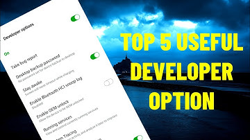 Top 5 Advanced Developer Options Hidden Features You Should Enable