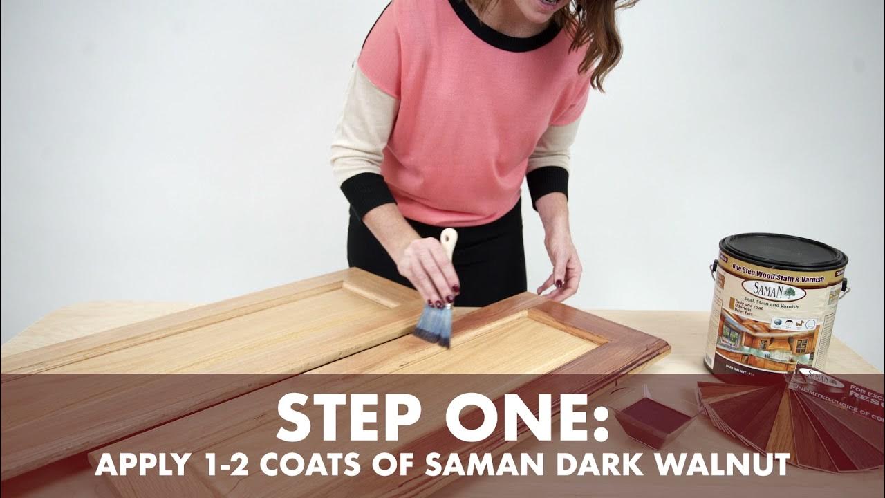 SamaN Seal Stain and Varnish / One Step Product YouTube