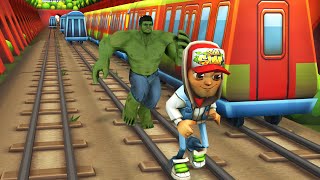 Subway Surfers vs Hulk screenshot 4
