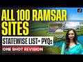 India’s 100 Ramsar Sites Explained | State wise List + UPSC PYQ|Current Affairs| Drishti IAS English