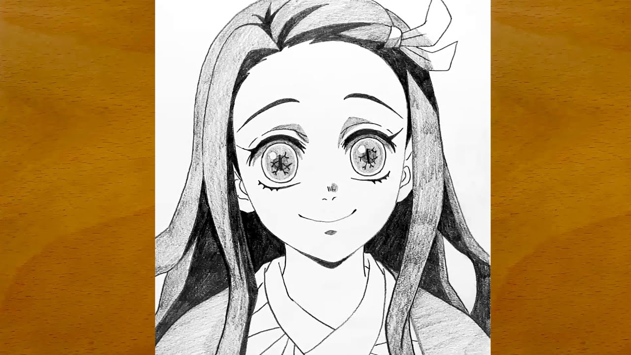 How to Draw Nezuko Kamado | Demon Slayer Pencil Sketch | Step-by-Step Art