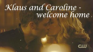 Klaus and Caroline - welcome home