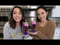Making Galaxy Boba Tea!! - Merrell Twins Live
