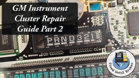 Instrument Cluster Repair Guide - GM Trucks SUV 2003-2007 - Part 2