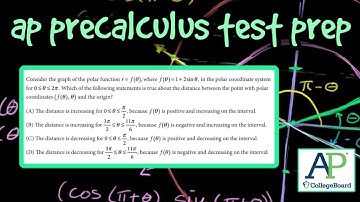 AP Precalculus Test Prep - Comparing a Sine Function to a Polar Function (Multiple Choice)