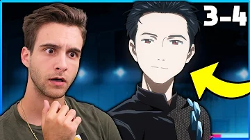 Confident Yuri Could GET IT | Yuri on Ice Episode 3 and 4 Blind Reaction