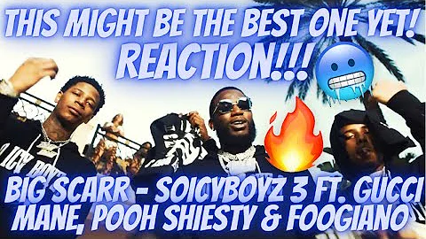 The BEST 1 Yet!🥶🔥 Big Scarr - SoIcyBoyz 3 (ft. Gucci Mane, Pooh Shiesty & Foogiano)(Reaction)