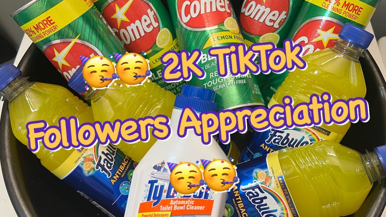 🥳🧽🥳 2K TikTok Followers Appreciation 🥳🧽🥳