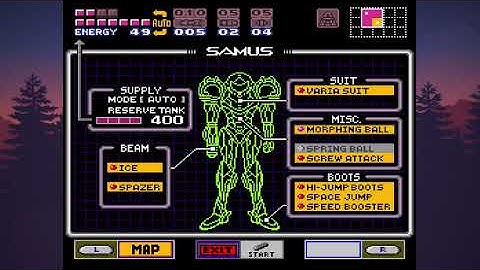 Maridia right sand pit PB with springball jump