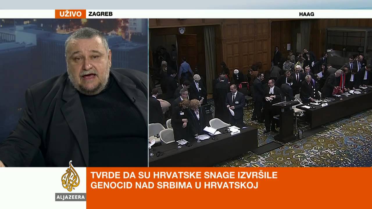 دافور جينيرو يتحدث عن الدعاوى القضائية المتبادلة بين كرواتيا وصربيا