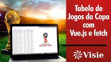 Tabela de Jogos da Copa com Vue js e fetch API