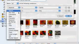 Creating a Smart Album iPhoto