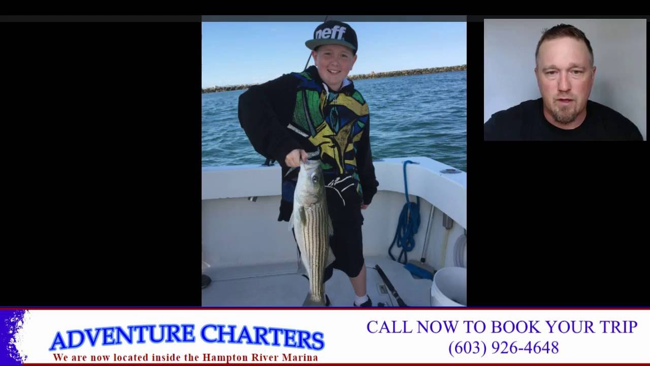 Striper Fishing Charter Hampton NH (603) 9264248 YouTube