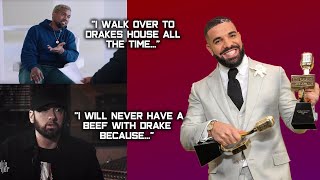 Rappers Talking About Drake (Eminem, Kanye West, Travis Scott, Rick Ross, Meek Mill & more)