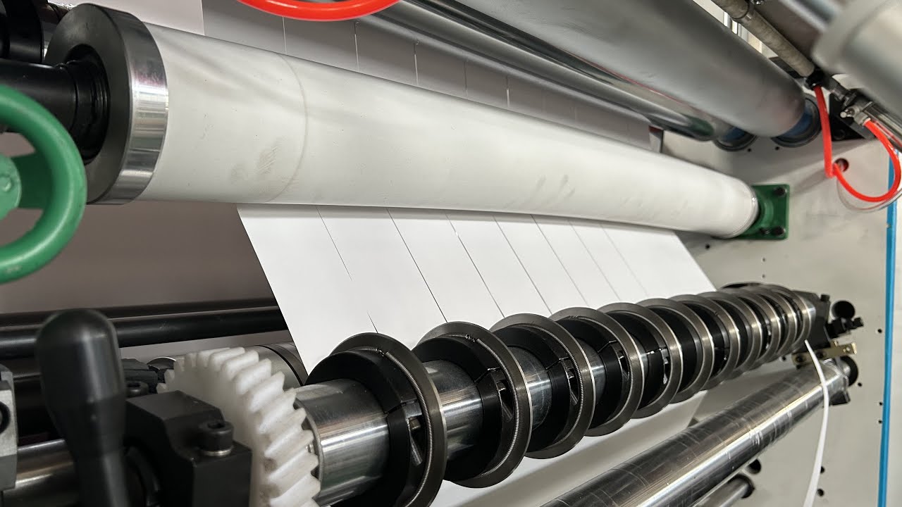 JT-SLT-900C Máquina Cortadora Rebobinadora de Rollos de Papel Térmico